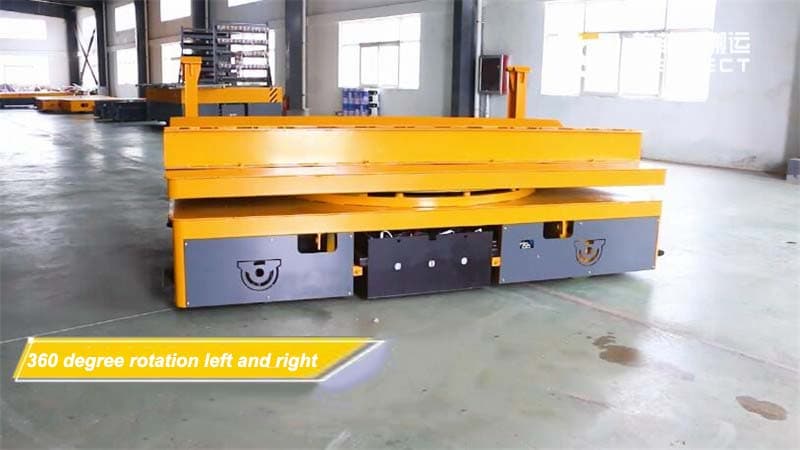 motorized die cart with all terrain wheels 30 tons